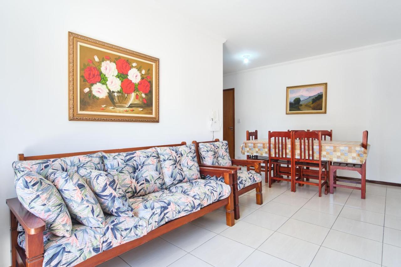 Apartamento A 100 Metros Da Praia, Bem Localizado, Com Ar Condicionado E Wi-Fi - 14 - Edificio Lenamar II Ubatuba Luaran gambar