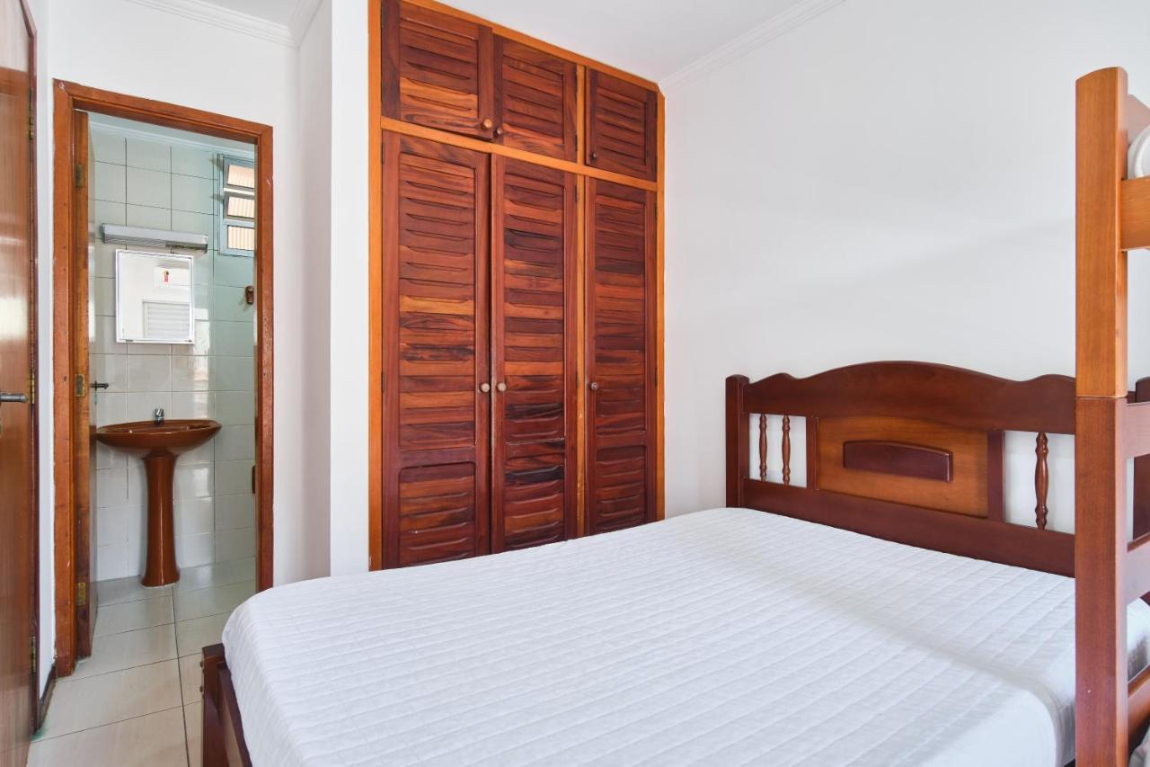 Apartamento A 100 Metros Da Praia, Bem Localizado, Com Ar Condicionado E Wi-Fi - 14 - Edificio Lenamar II Ubatuba Luaran gambar