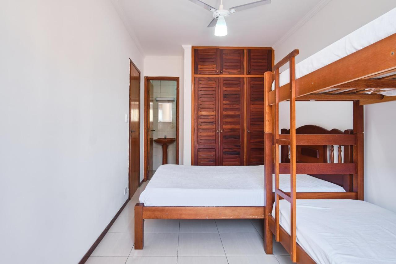 Apartamento A 100 Metros Da Praia, Bem Localizado, Com Ar Condicionado E Wi-Fi - 14 - Edificio Lenamar II Ubatuba Luaran gambar