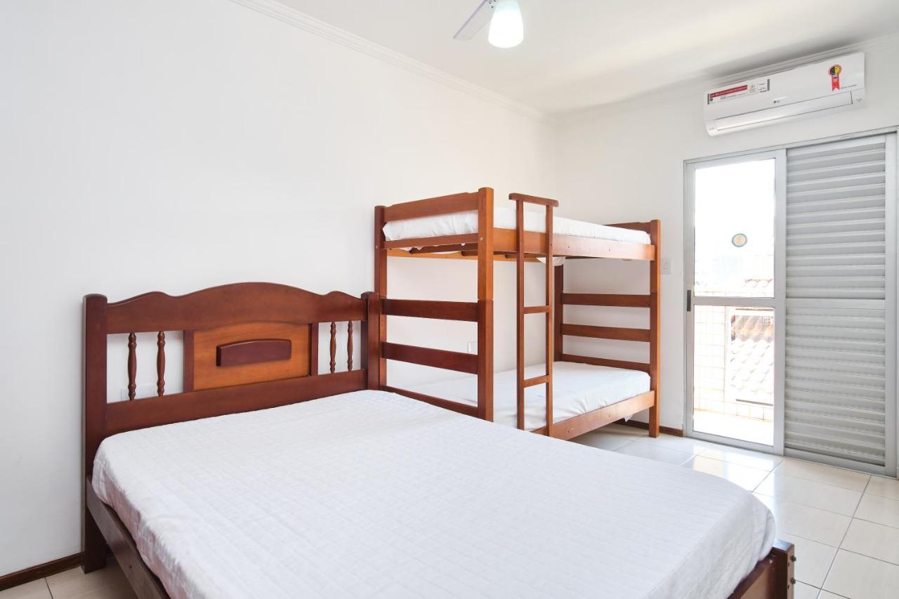 Apartamento A 100 Metros Da Praia, Bem Localizado, Com Ar Condicionado E Wi-Fi - 14 - Edificio Lenamar II Ubatuba Luaran gambar
