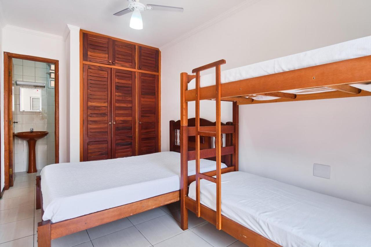 Apartamento A 100 Metros Da Praia, Bem Localizado, Com Ar Condicionado E Wi-Fi - 14 - Edificio Lenamar II Ubatuba Luaran gambar